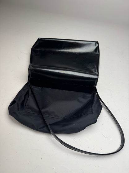 Vintage Givenchy Patent Leather Handbag black