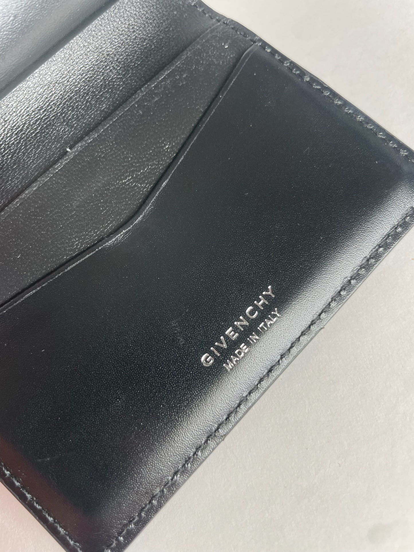 Vintage Givenchy Leather Wallet Black