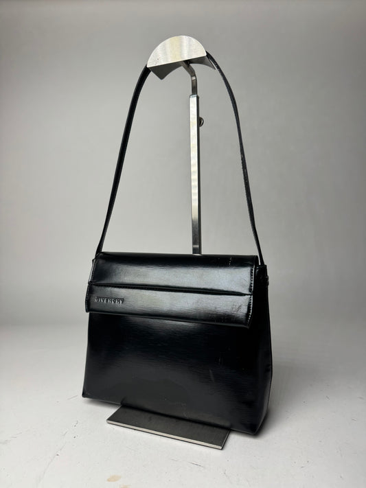 Vintage Givenchy Patent Leather Handbag black