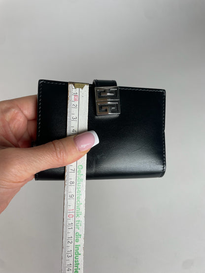 Vintage Givenchy Leather Wallet Black