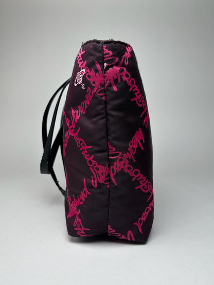 Vintage Vivienne Westwood shopper bag pink purple