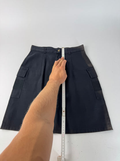Vintage Fendi Roma Skirt Black M