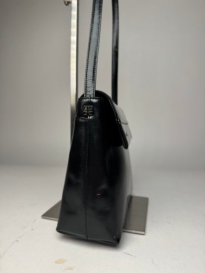 Vintage Givenchy Patent Leather Handbag black