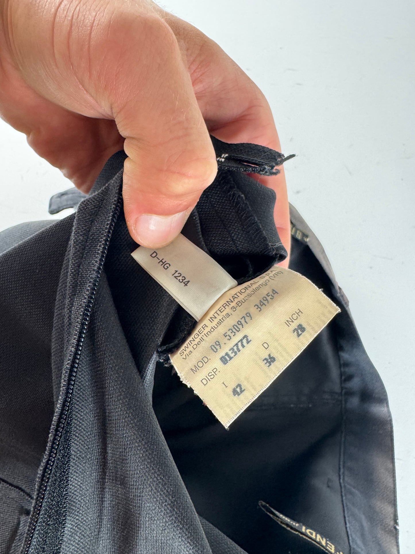 Vintage Fendi Roma Skirt Black M