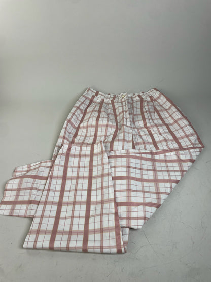 Vintage Chloe Wide Leg Trousers White Pink S