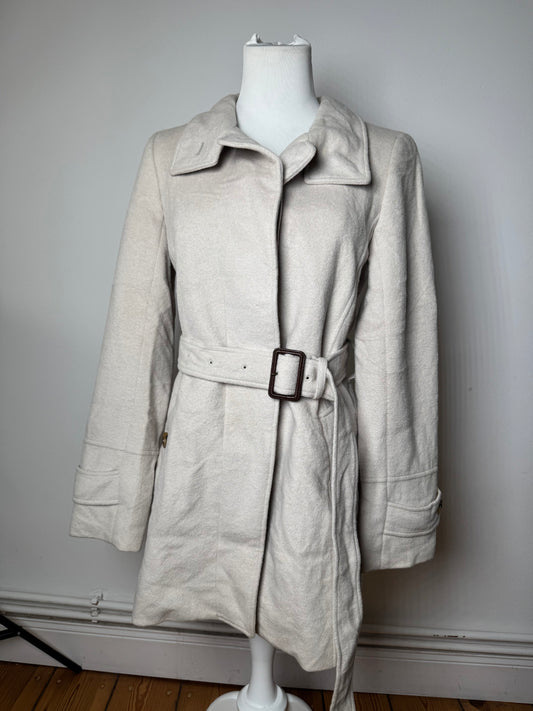 Vintage Burberry Wool Trenchcoat White