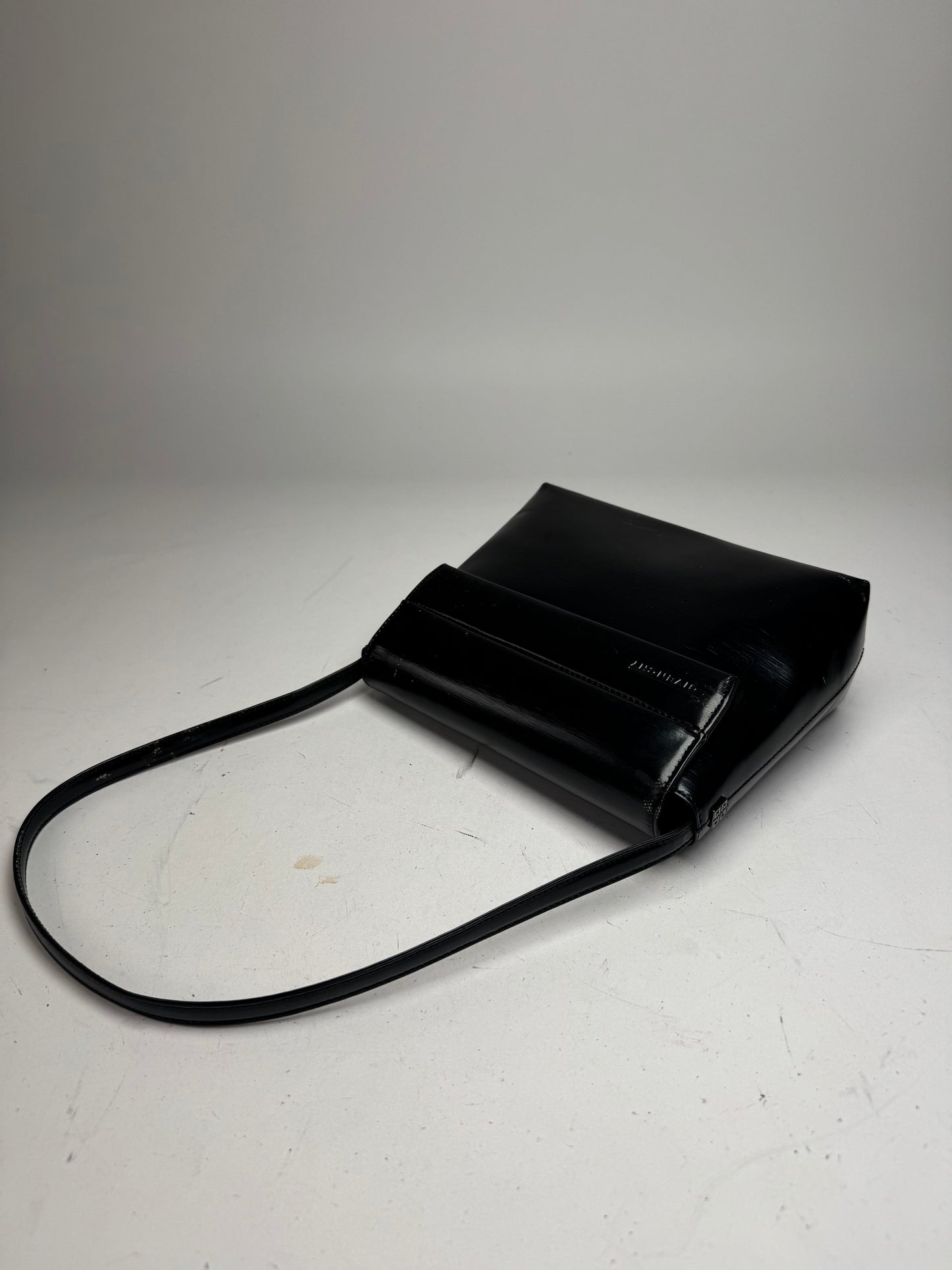 Vintage Givenchy Patent Leather Handbag black