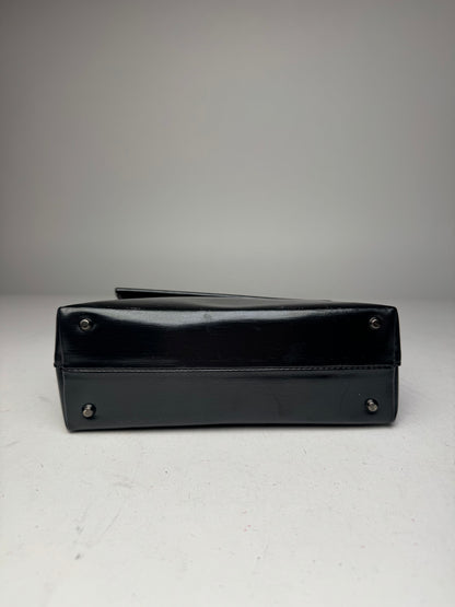 Vintage Givenchy Patent Leather Handbag black