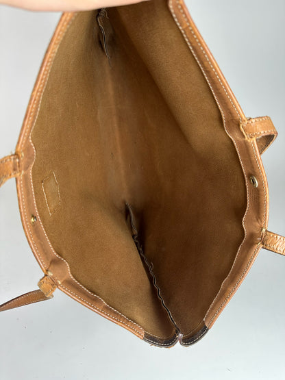 Vintage Celine Paris Monogram Leather Shopper bag