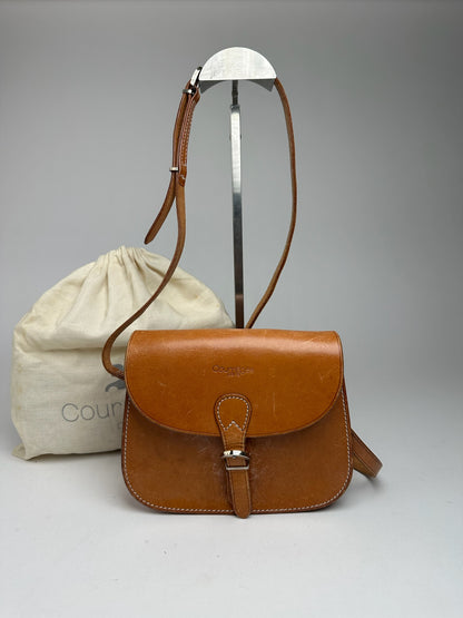 Vintage Courreges Kamel Leather bag