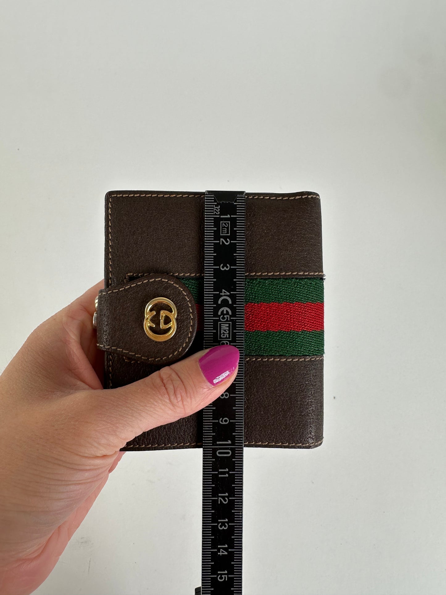 Vintage Gucci Bifold Wallet Brown Leather