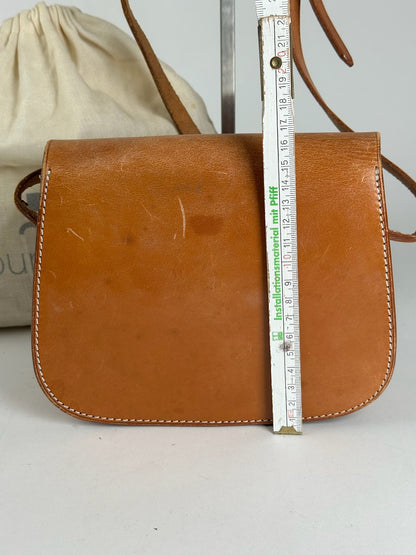 Vintage Courreges Kamel Leather bag