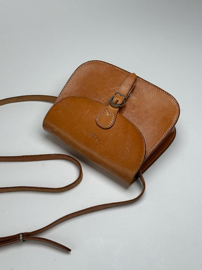 Vintage Courreges Kamel Leather bag