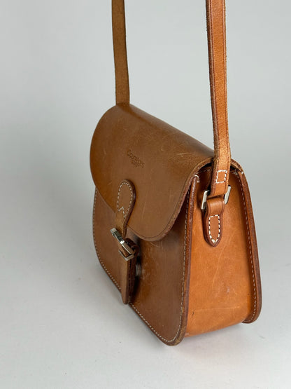 Vintage Courreges Kamel Leather bag