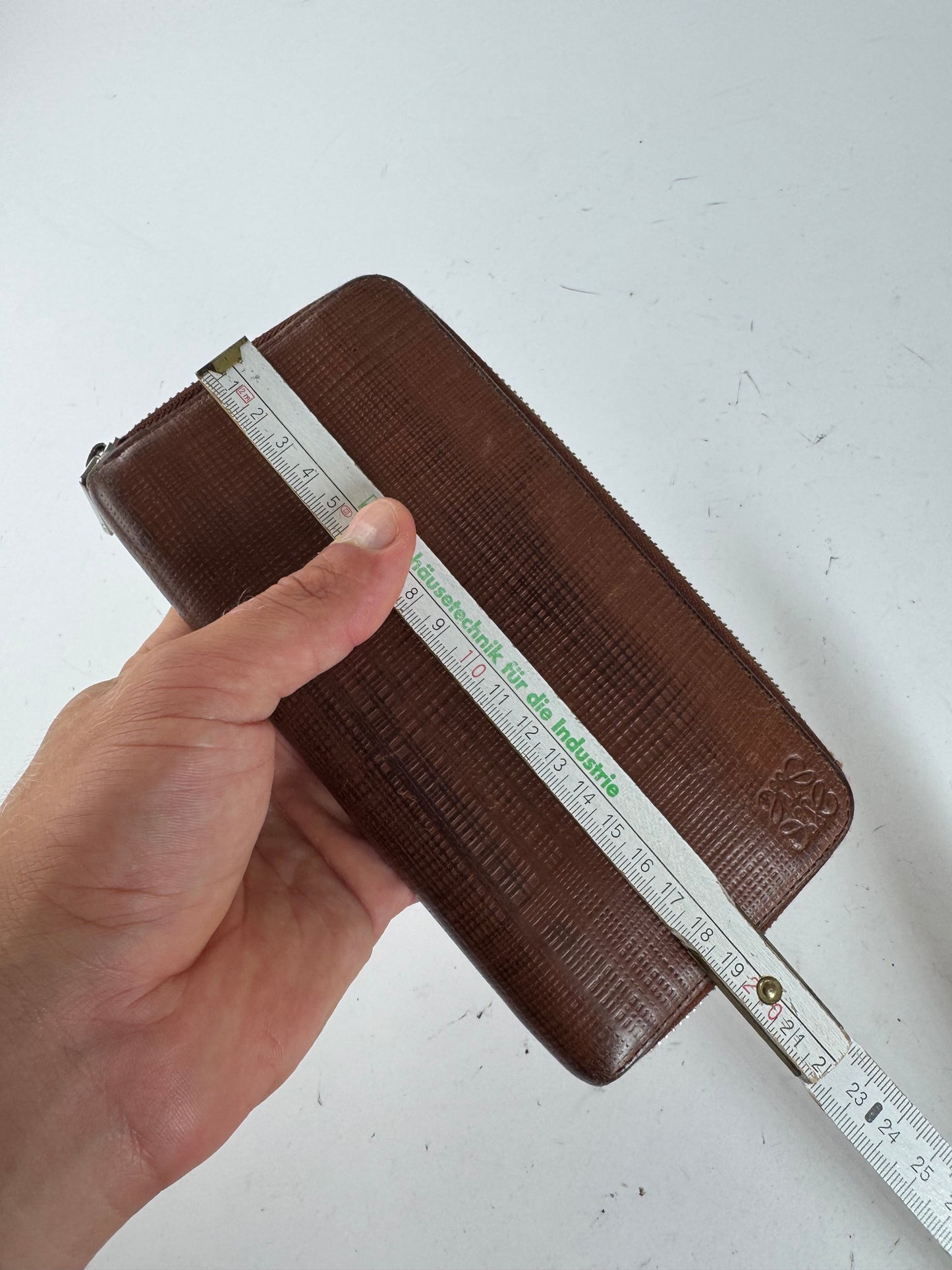 Vintage Loewe Madrid Leather wallet Brown