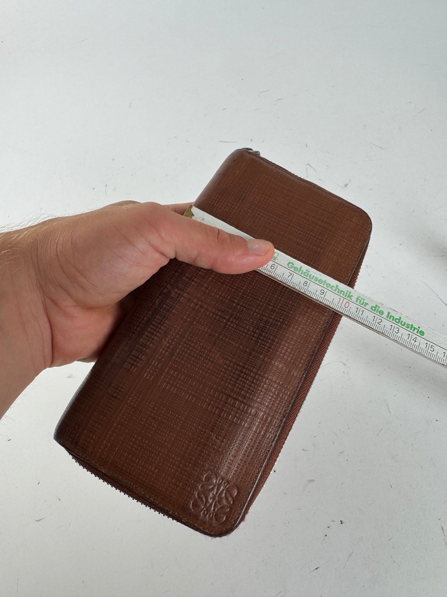 Vintage Loewe Madrid Leather wallet Brown