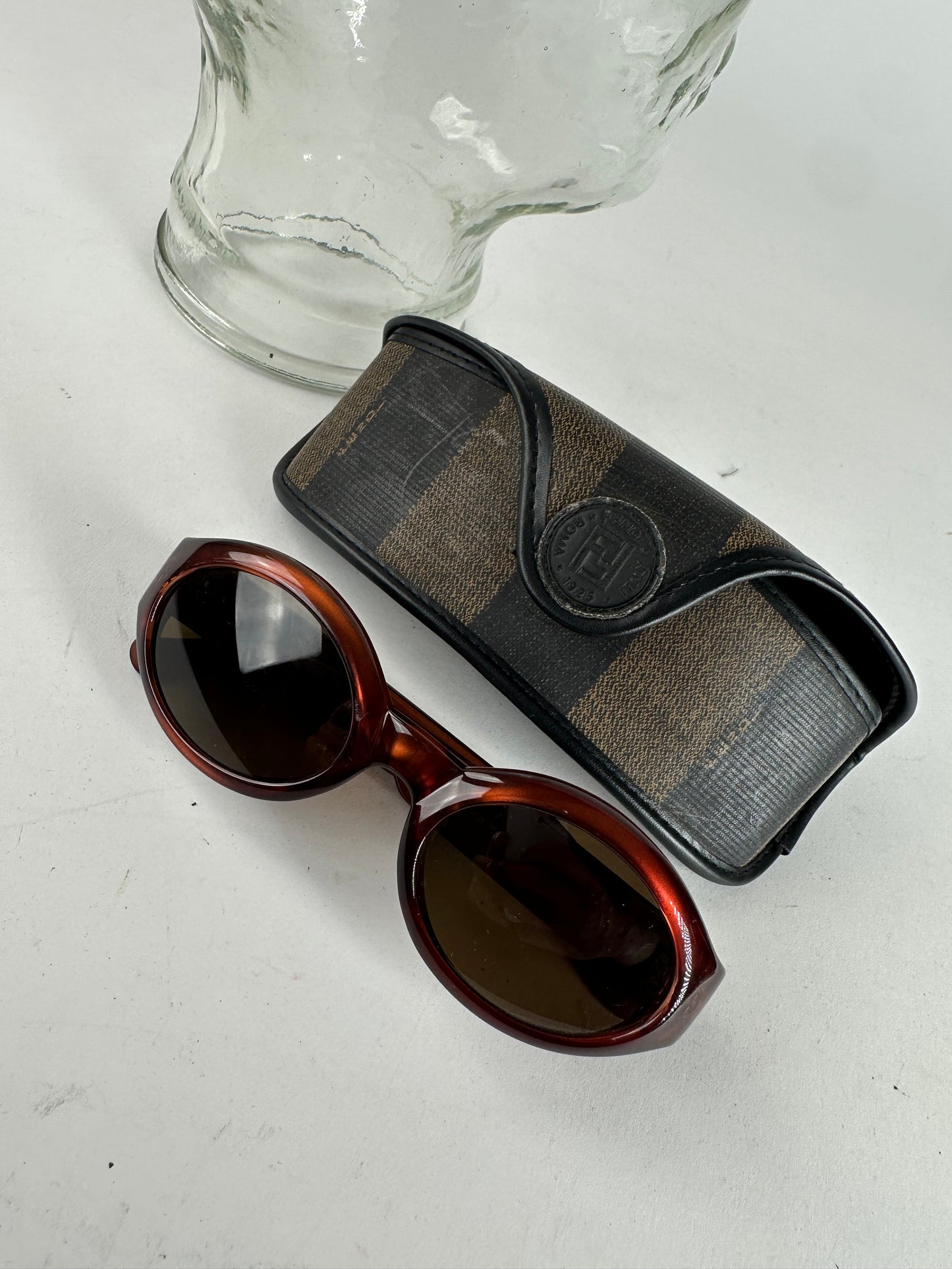 Vintage Fendi Roma Sunglasses Brown