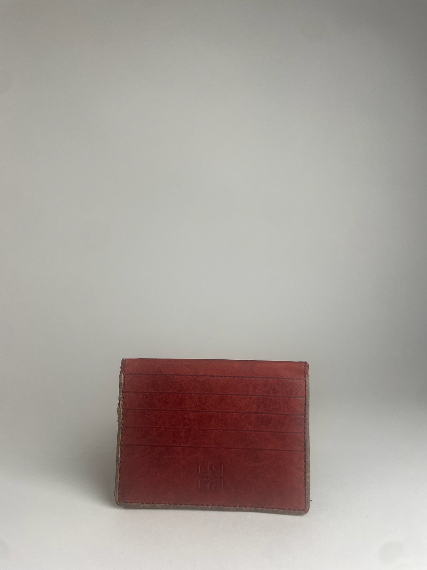 Vintage Givenchy Leather Card Holder Brown