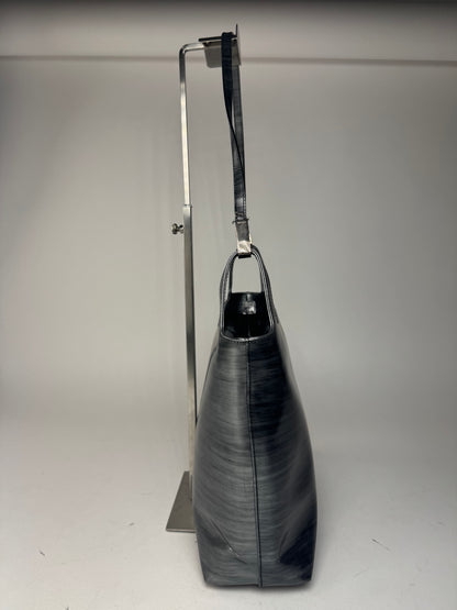 Vintage Gucci Patent Leather Bag black silver