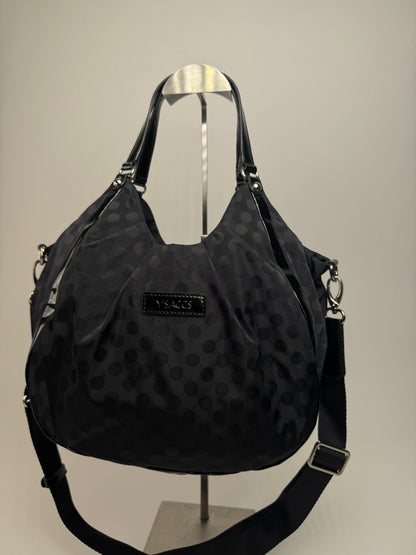 Vintage Yohji Yamamoto Y-Saccs Polkadot polyester Handbag Black