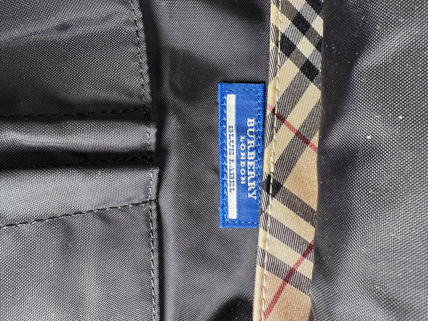Vintage Burberry Nova Check Crossbody Bag Beige