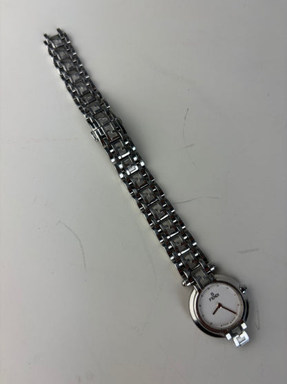 Vintage Fendi Stainless Steel Bracelet Watch Silver