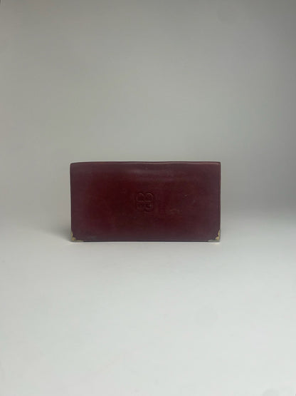 Vintage Balenciaga Leather ID Holder / Card Holder Brown
