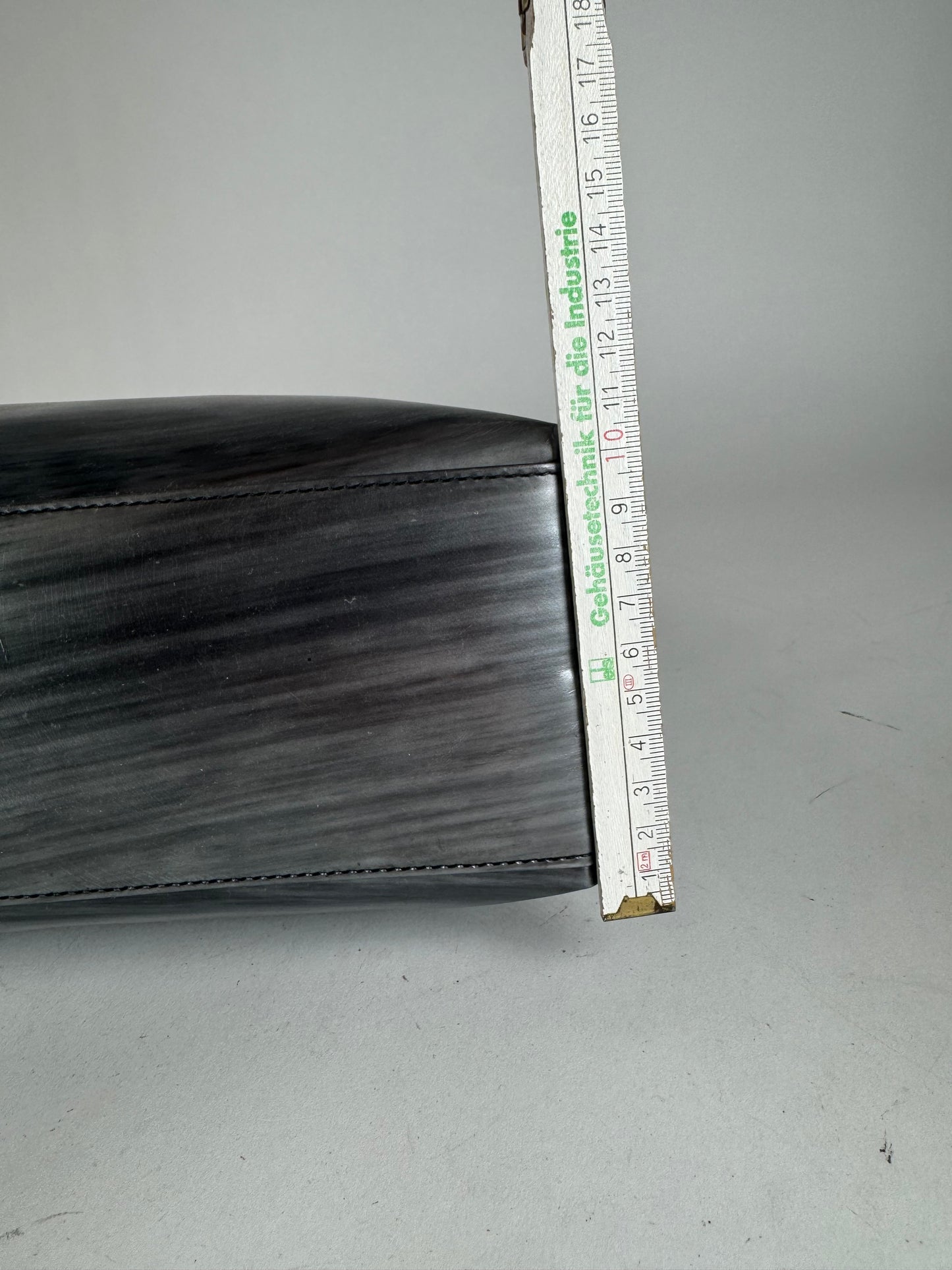 Vintage Gucci Patent Leather Bag black silver