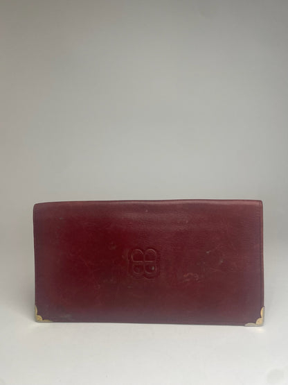Vintage Balenciaga Leather ID Holder / Card Holder Brown