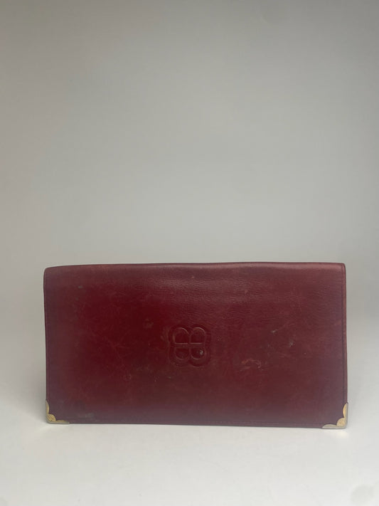 Vintage Balenciaga Leather ID Holder / Card Holder Brown