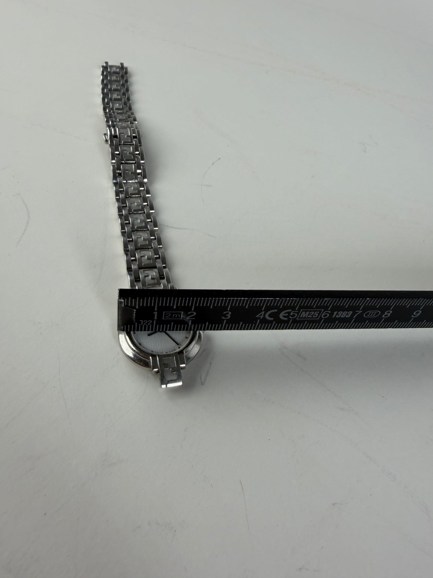 Vintage Fendi Stainless Steel Bracelet Watch Silver