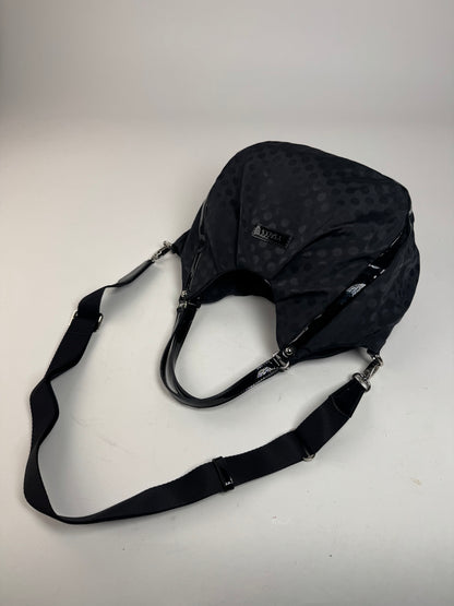 Vintage Yohji Yamamoto Y-Saccs Polkadot polyester Handbag Black