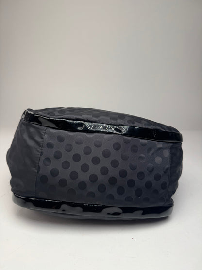 Vintage Yohji Yamamoto Y-Saccs Polkadot polyester Handbag Black