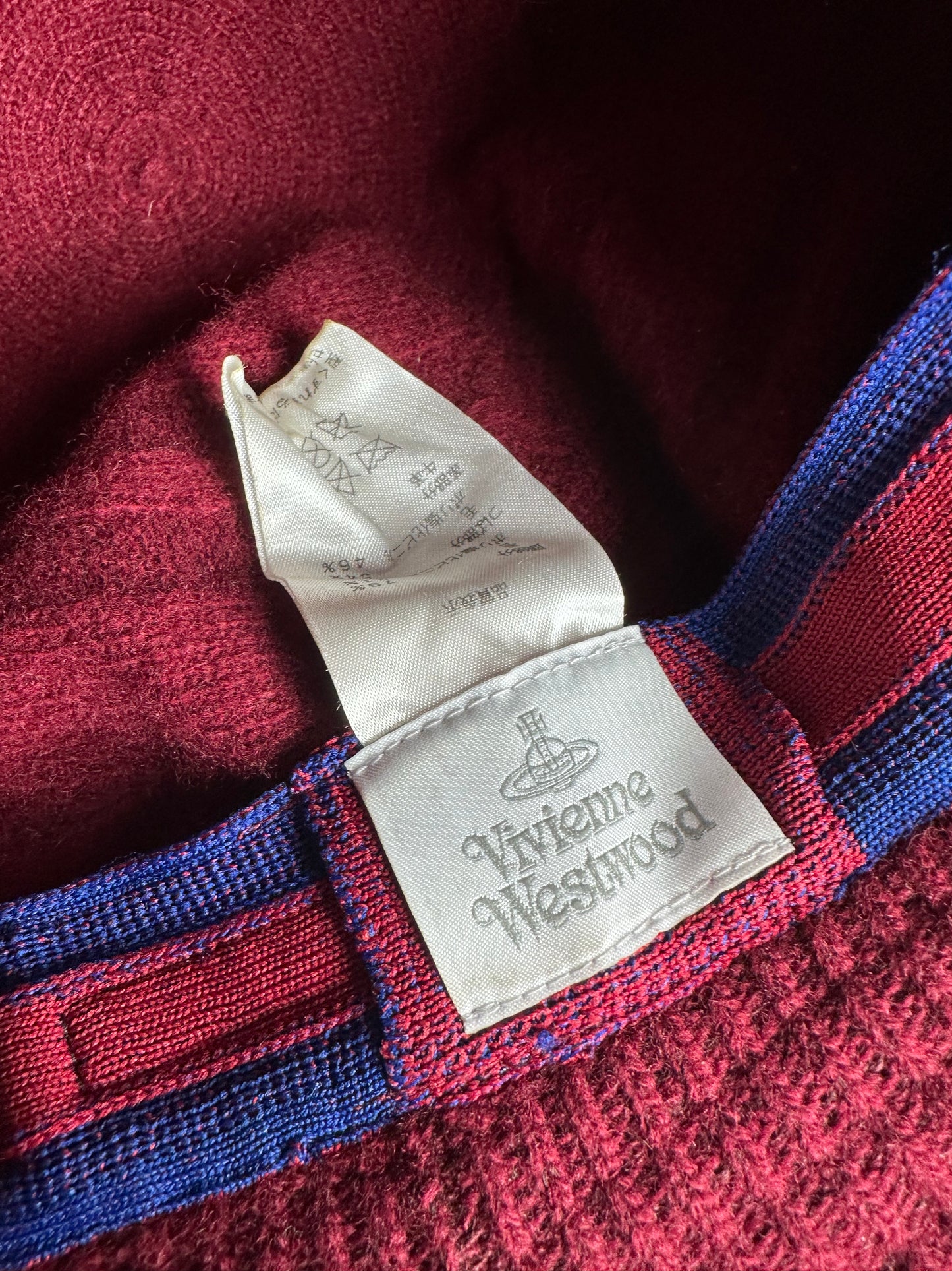 Vintage Vivienne Westwood Wool Hat Purple