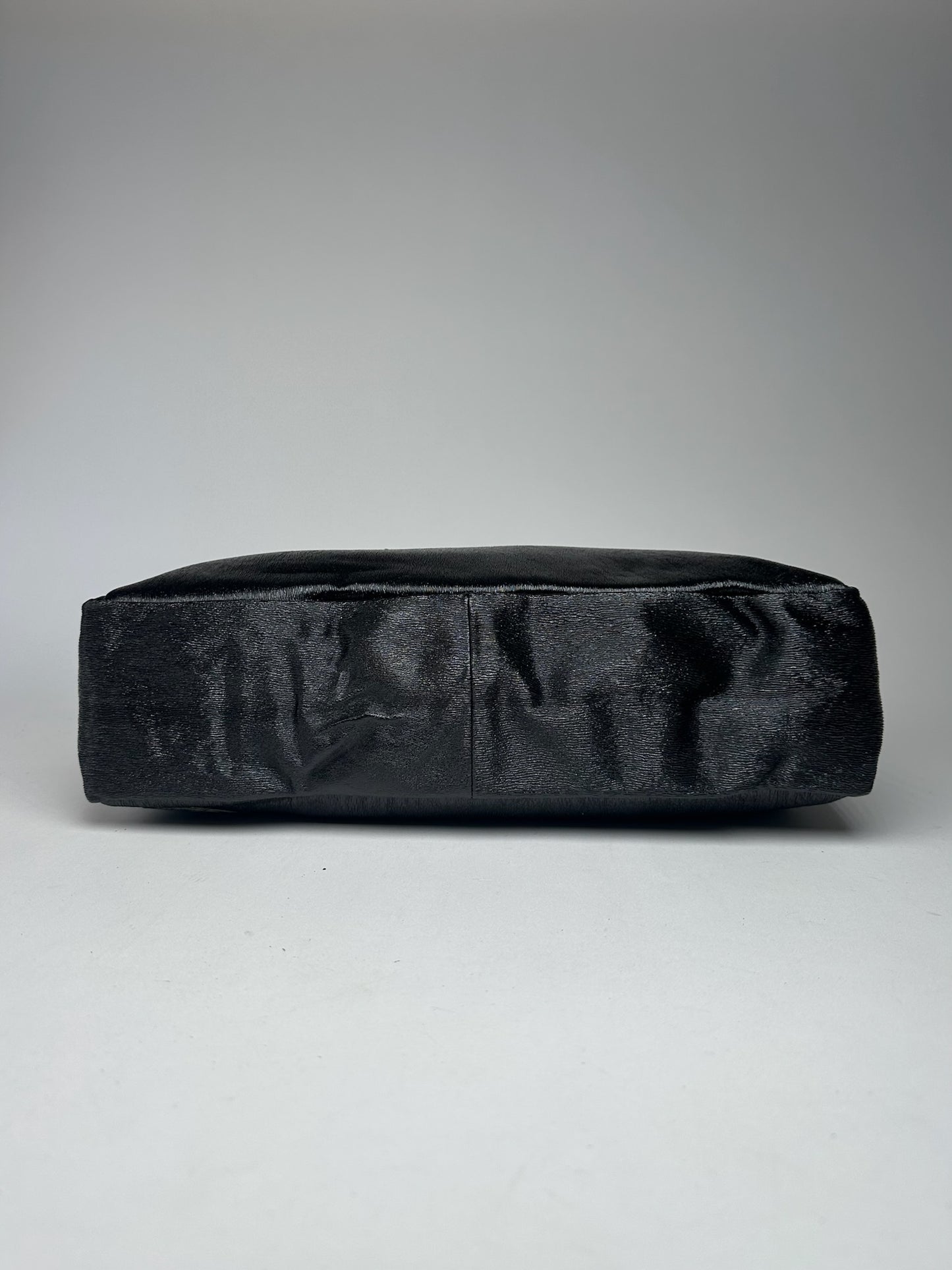 Vintage Bottega Veneta Leather Shopper black