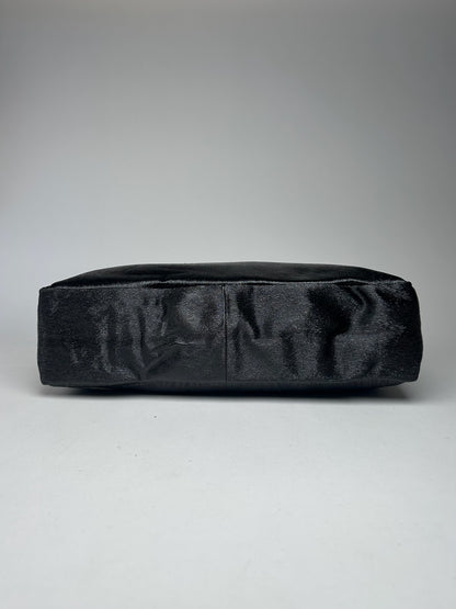 Vintage Bottega Veneta Leather Shopper black