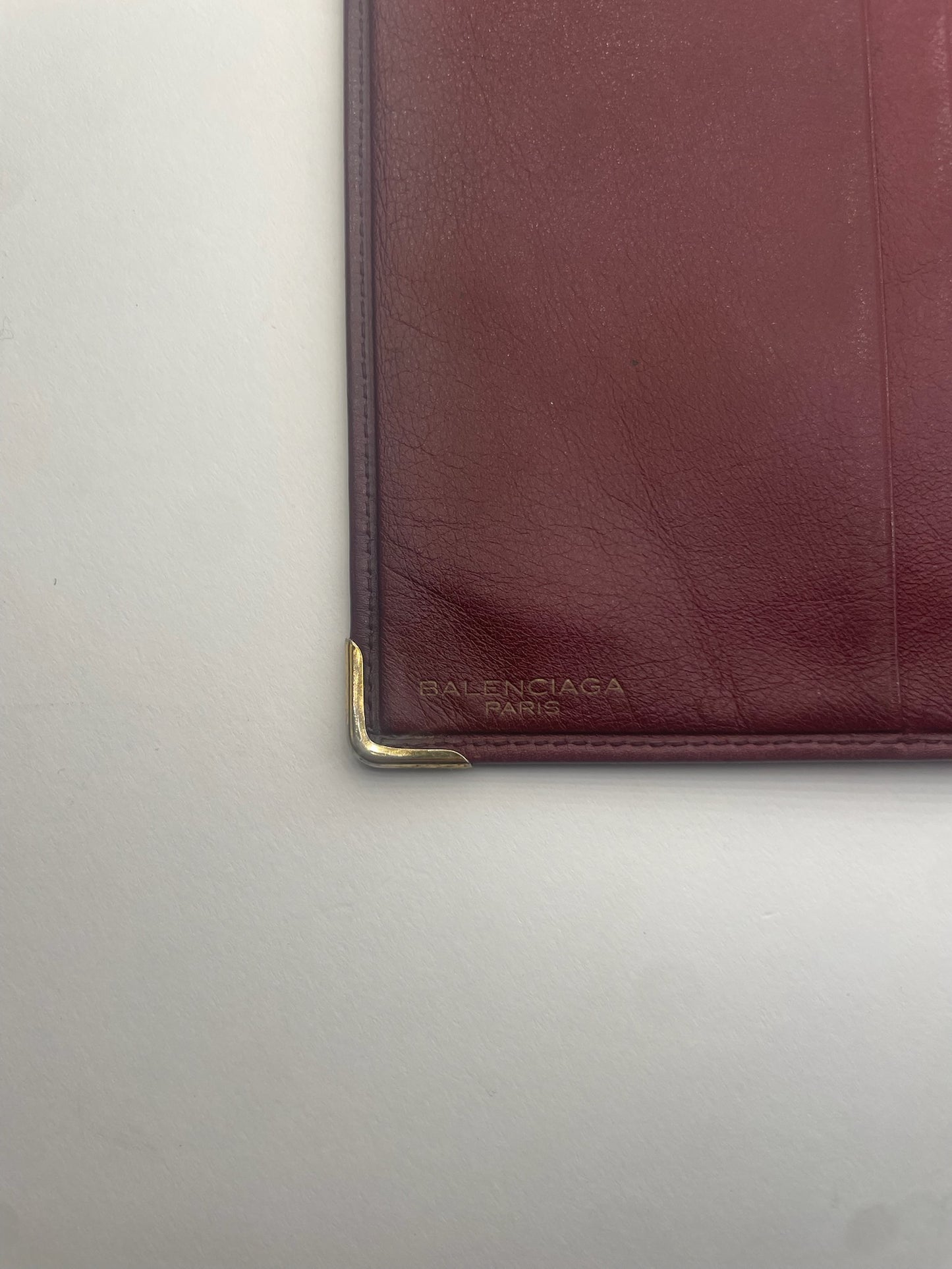 Vintage Balenciaga Leather ID Holder / Card Holder Brown