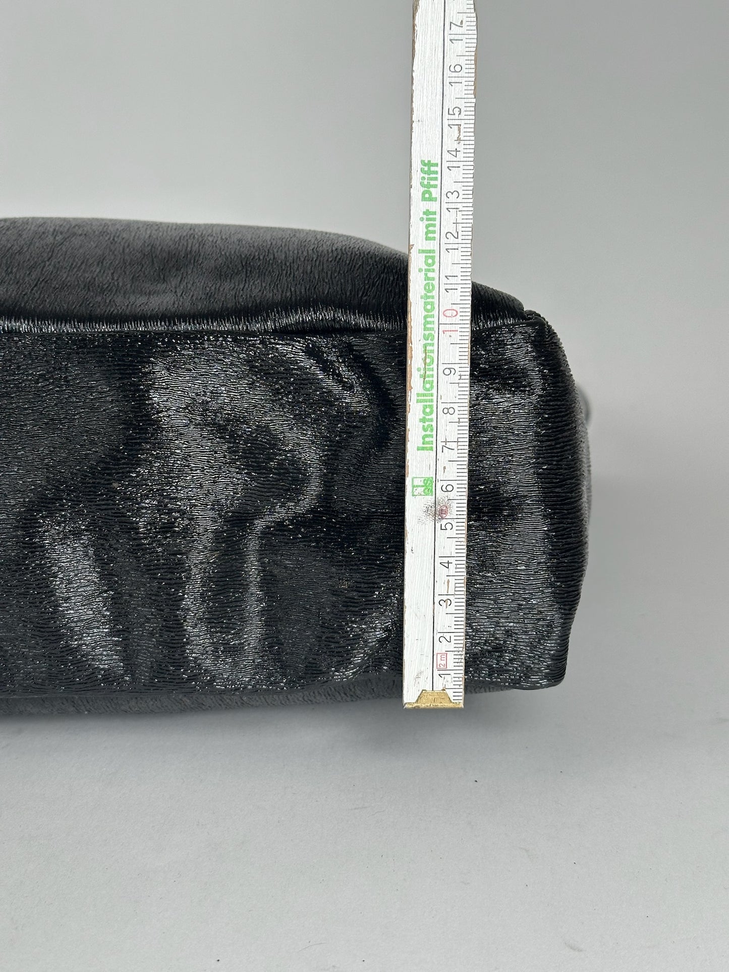 Vintage Bottega Veneta Leather Shopper black