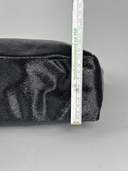 Vintage Bottega Veneta Leather Shopper black