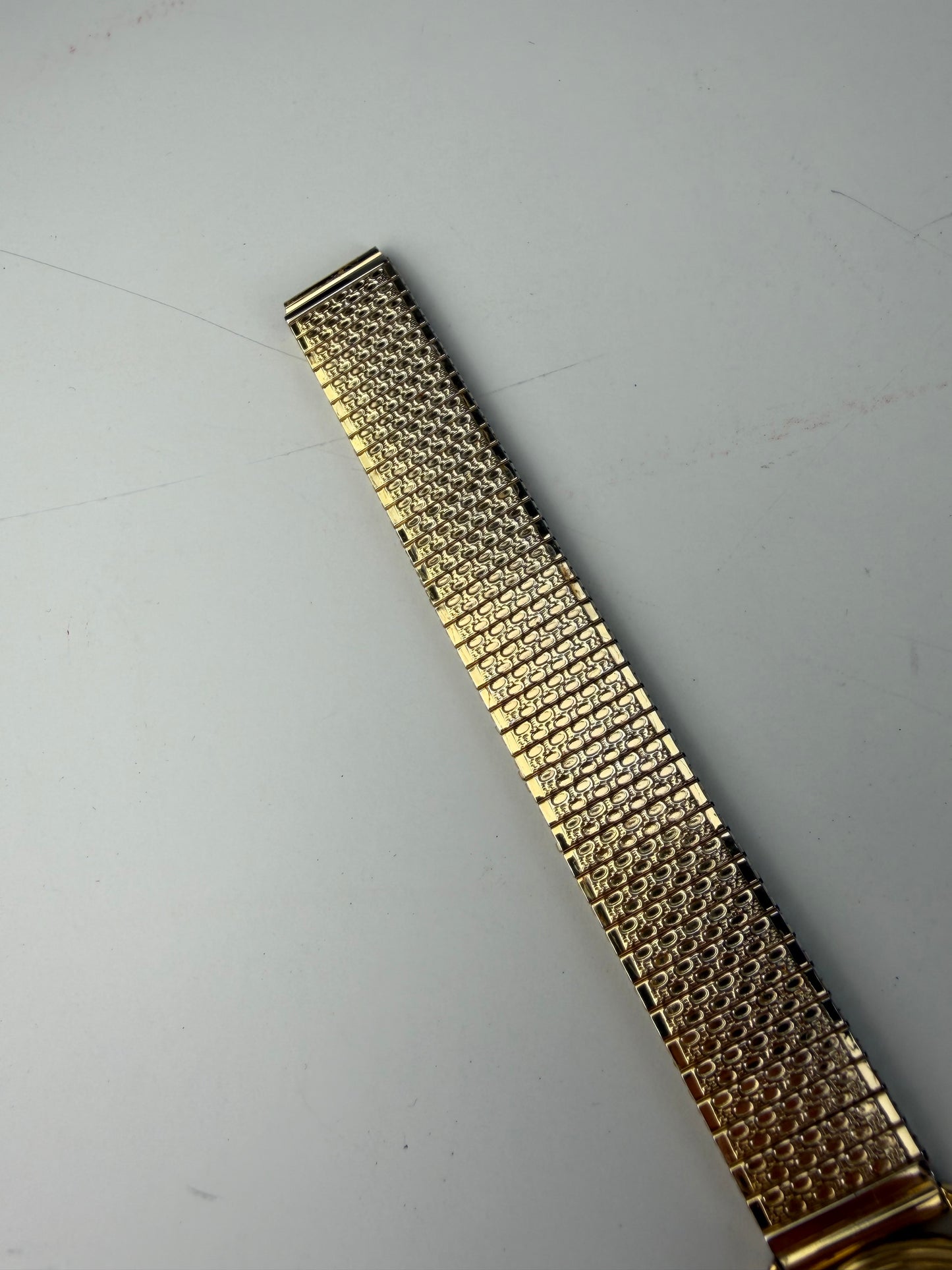 Vintage Dior Gold Mesh Bracelet Watch Gold-Tone