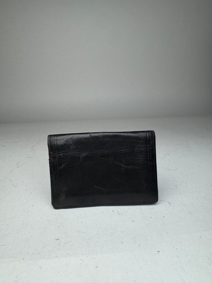 Vintage Givenchy Flapable Leather Card Holder Black 