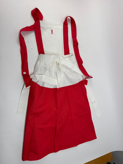 Vintage Yves Saint Laurent Dress white red