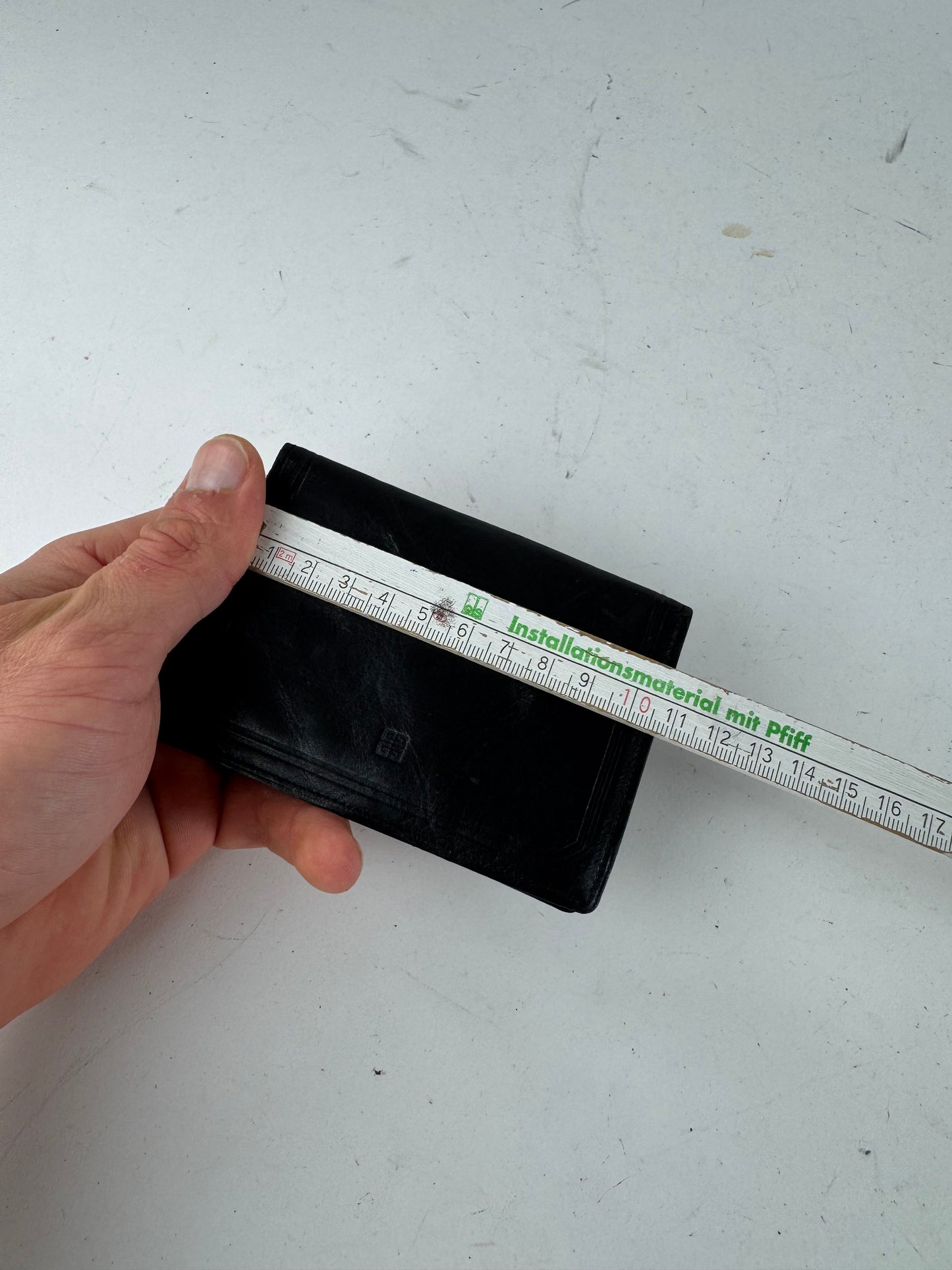 Vintage Givenchy Flapable Leather Card Holder Black 