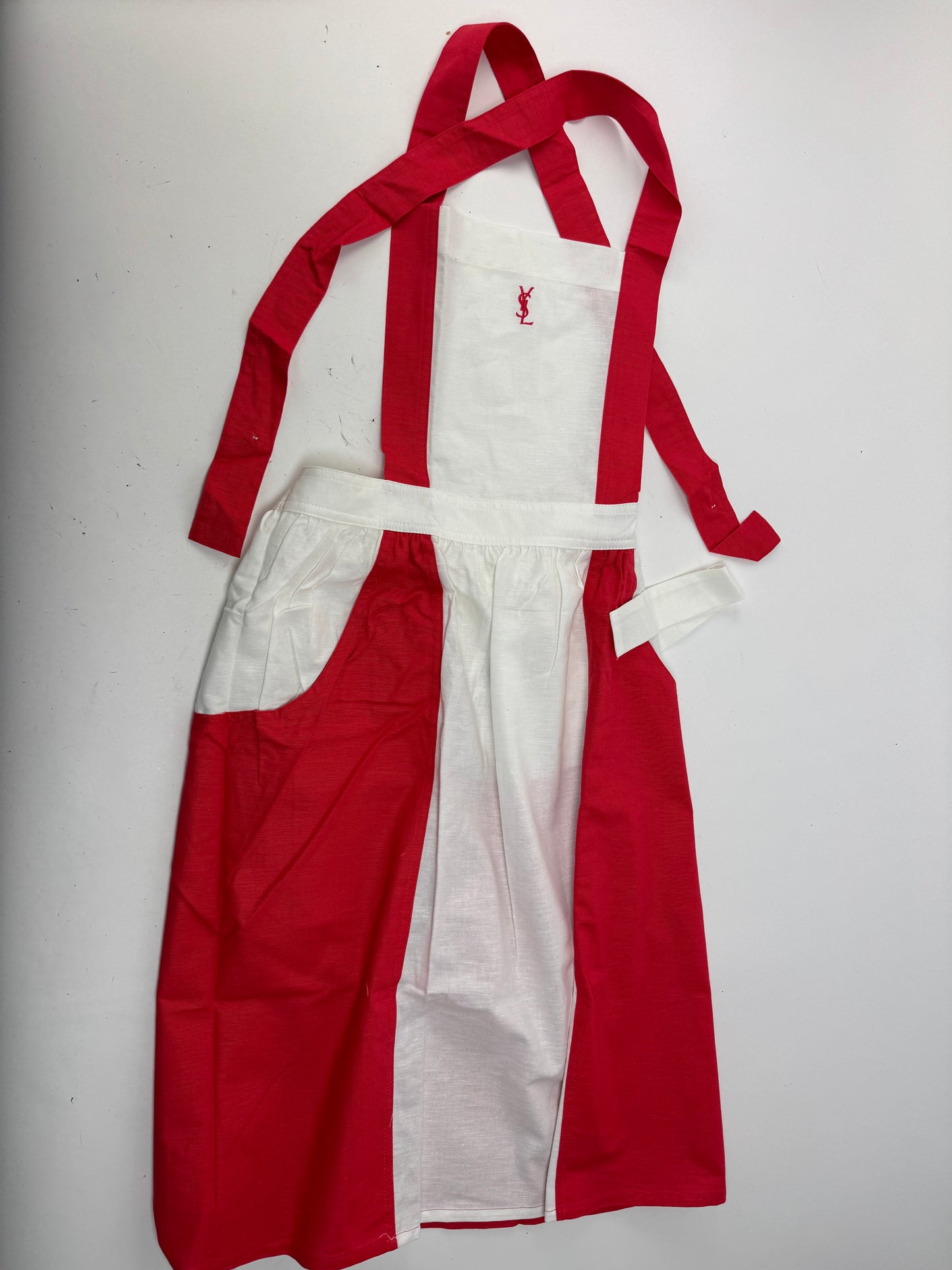 Vintage Yves Saint Laurent Dress white red