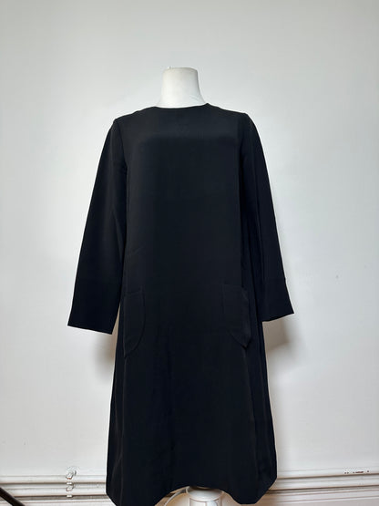 Vintage Miu Miu Sleeveless Dress Black c. 2000s M