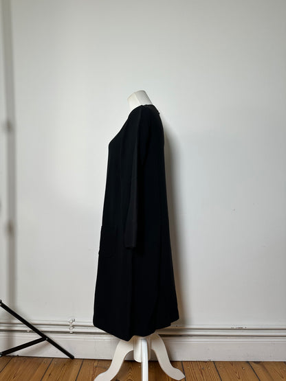 Vintage Miu Miu Sleeveless Dress Black c. 2000s M