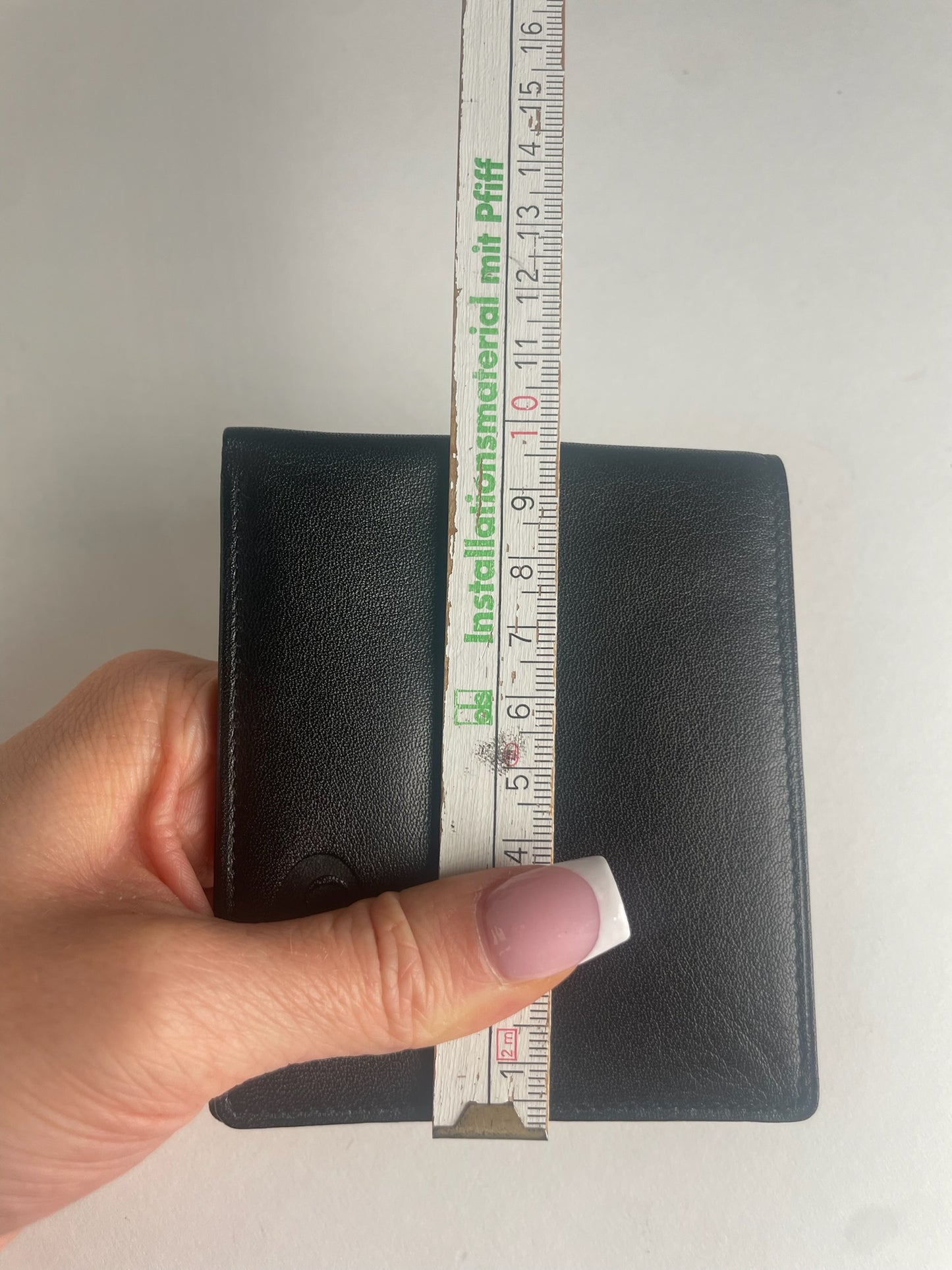 Vintage Chloe Flapable Leather Wallet Black