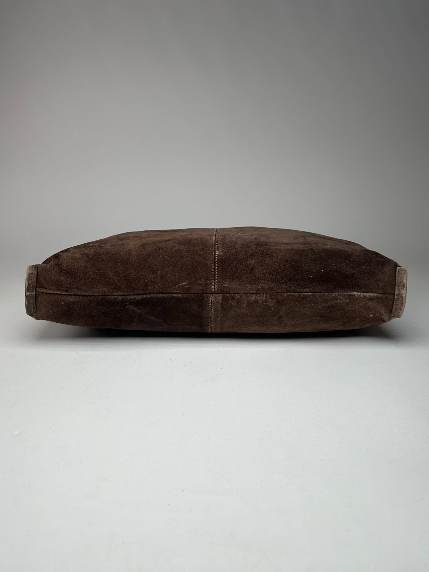 Vintage Fendi Suede Handbag Brown