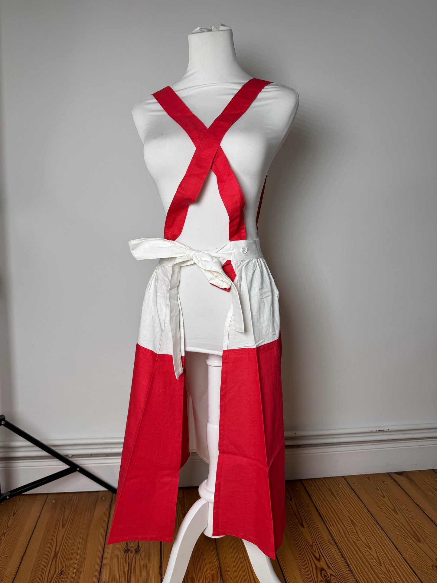 Vintage Yves Saint Laurent Dress white red