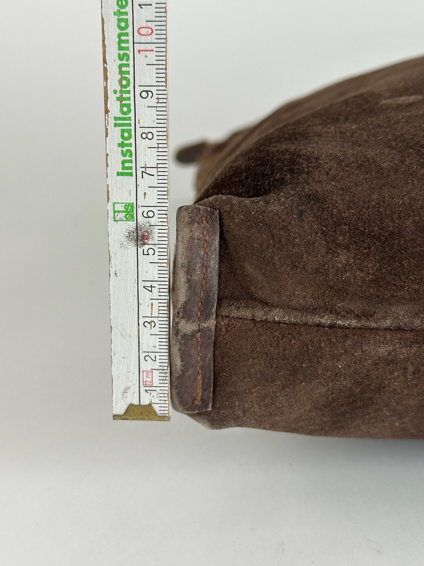 Vintage Fendi Suede Handbag Brown